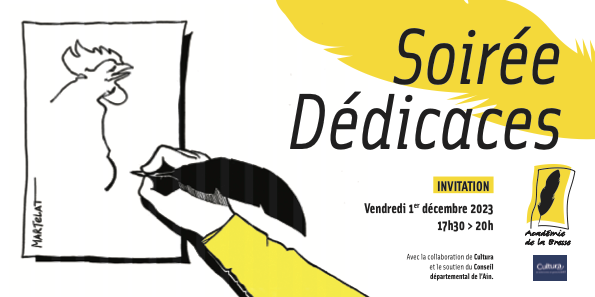 Invitation Soirée Dédicaces